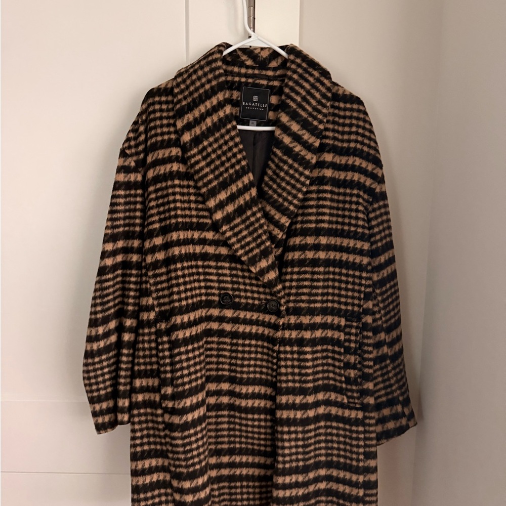 Bagatelle Women's Brown and Black Coat